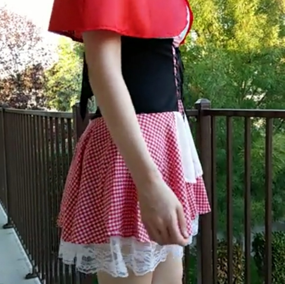 Red Riding Hood Costume, Small - Picture 3 of 4
